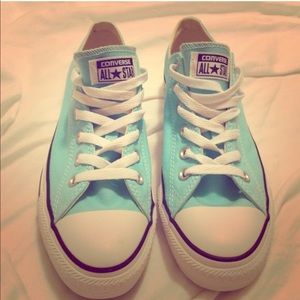 NEVER WORN - BRAND NEW!!! "Pool Blue" converse!!