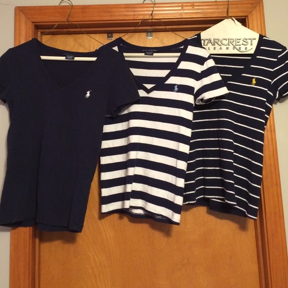 Ralph Lauren Polo Navy Tshirt Bundle