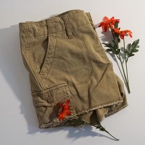 Faded Glory- Khaki Cargo Shorts