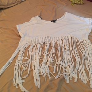Fringe crop top