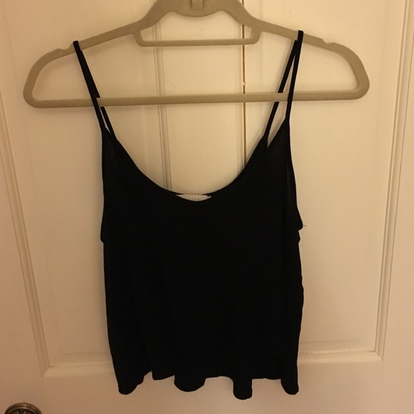 Black Lush scoop neck tank top