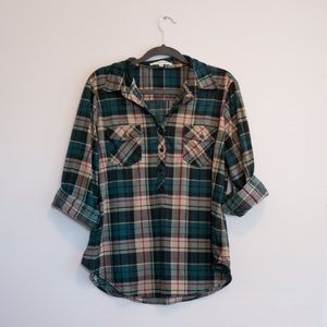 Soft flannel pullover