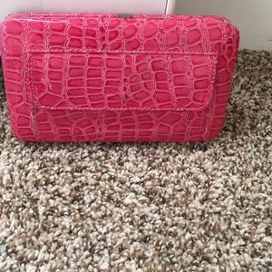 Pink leopard wallet!