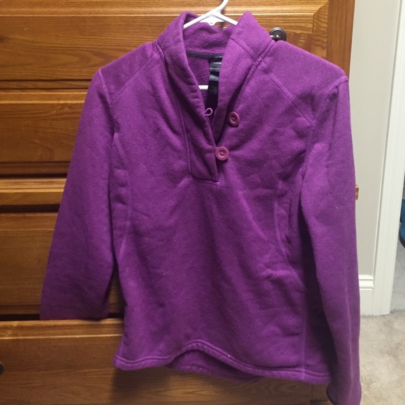 Purple North Face Pullover