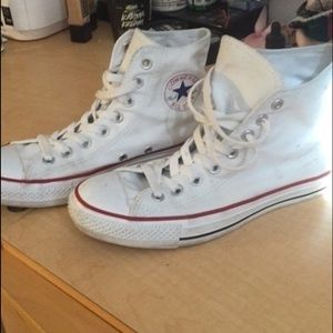 White high top converse