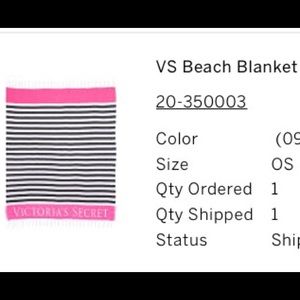 Victoria's Secret Beach Blanket