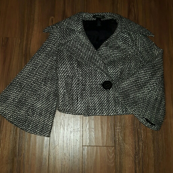 Arden B. Tweed crop jacket