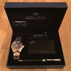 MENS Bella & Rose watch set- NW!