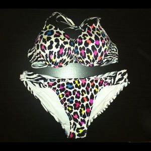 Leopard Print Push-up Victoria's Secret Bikini