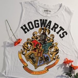 Harry Potter- Hogwarts Muscle Crop Top