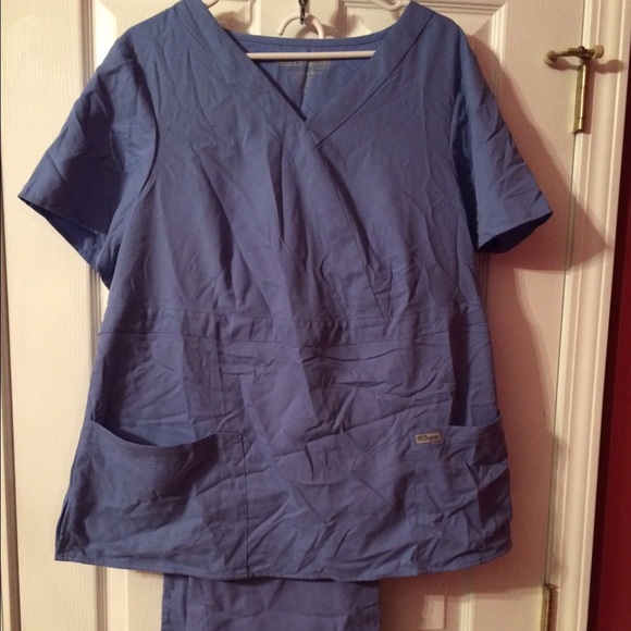 Grey's Anatomy Ceil Blue Scrubs NWT