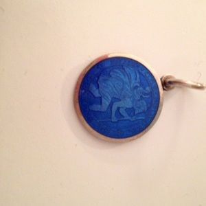 Saint Christopher's Medal: ROYAL BLUE.
