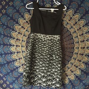 HM Black and silver party dress