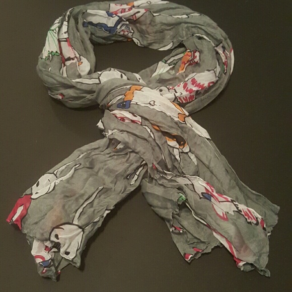 Ms. Bunny maxi scarf - slate