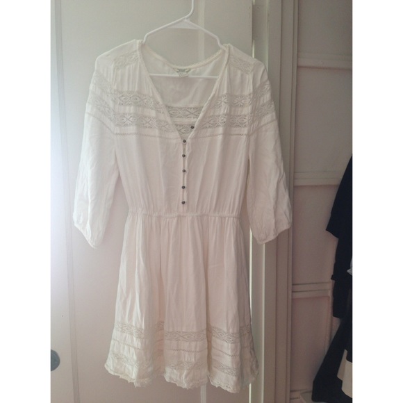 White peasant dress