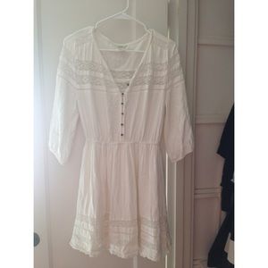 White peasant dress