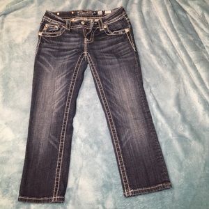 Miss Me cuffed capri