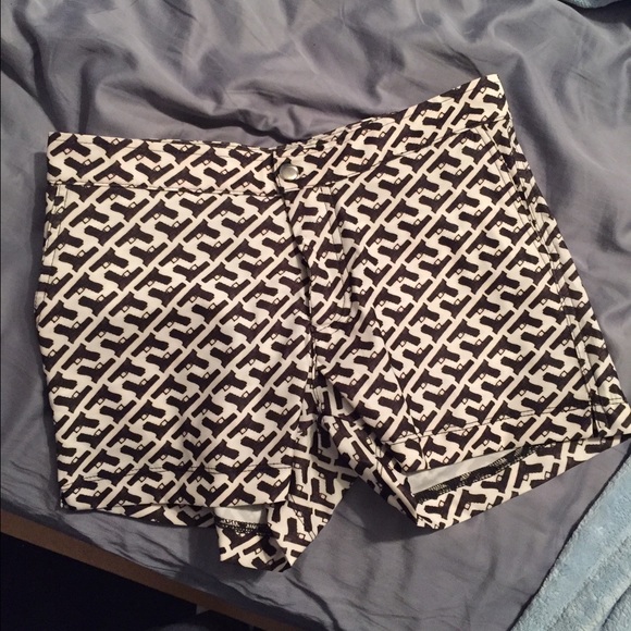 Patterned Swim Shorts