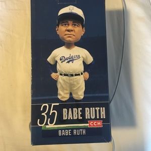Babe Ruth Dodgers bobble head