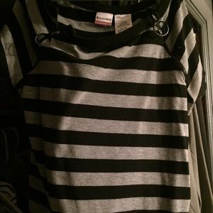 Striped Crop Tee
