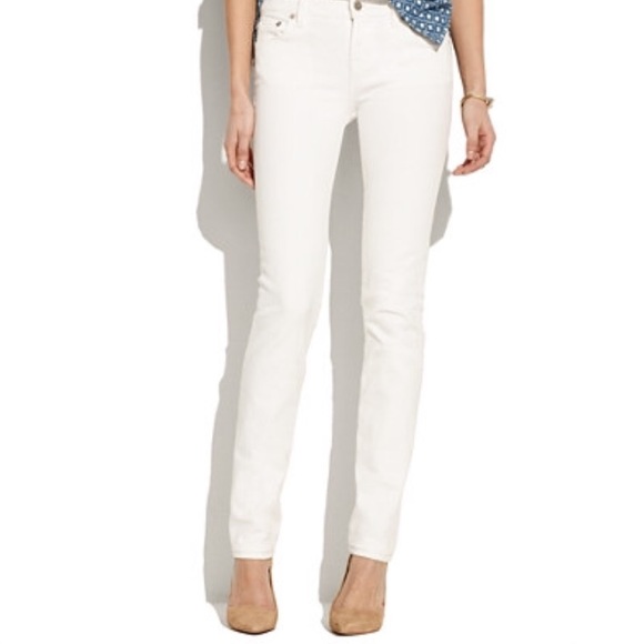 Madewell Denim - MADEWELL RAIL STRAIGHT WHITE DENIM