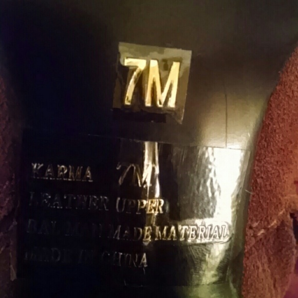 Sale! Classy Karma Cow Suede Leather Boots - Picture 4 of 4