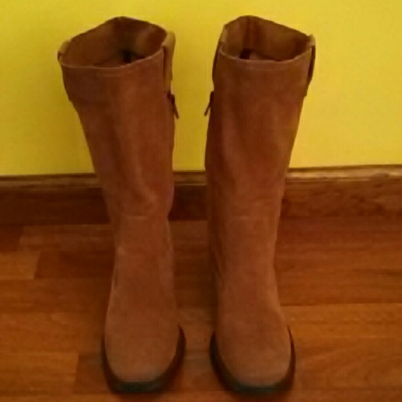 Sale! Classy Karma Cow Suede Leather Boots - Picture 2 of 4