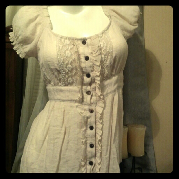 Cream Blouse