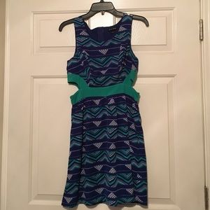 Tribal cutout dress