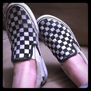 Checkered Slip-on Vans