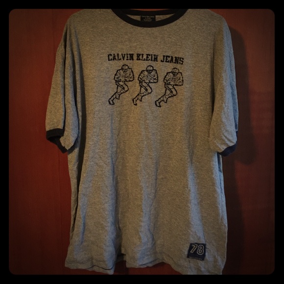 Calvin Klein football tee shirt