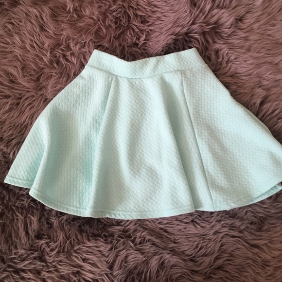 Mint skater skirt