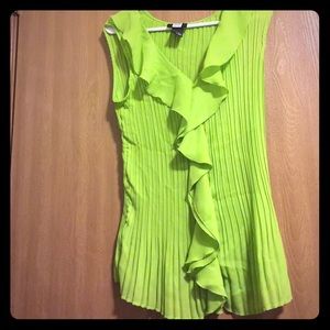 Bright Green Sleeveless Top