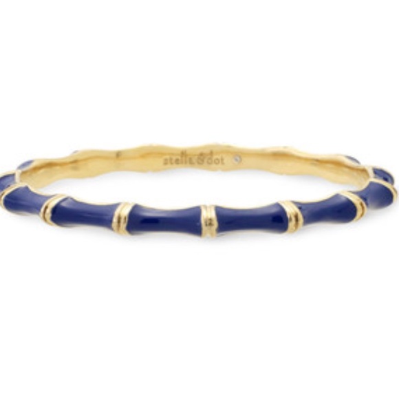 Stella and Dot Julep blue bangle bracelet