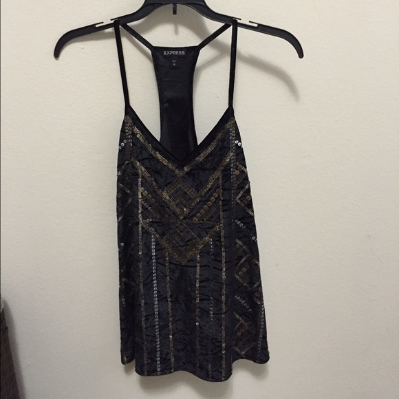 Express sequin tank top - Picture 4 of 4