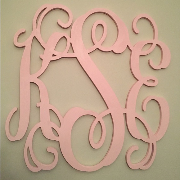 Custom Wooden Monograms 24x24