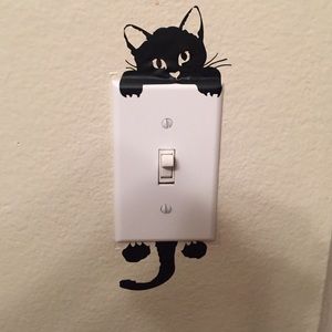 😻 Adorable Cat Decal for light switches!😻