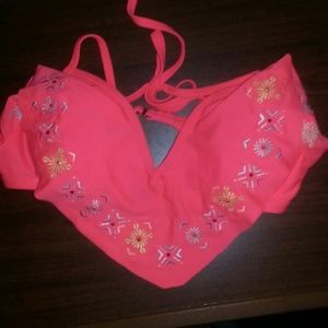 Halter swimsuit top