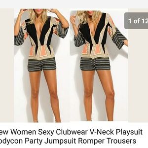 Boho Short Printed Romper **BRAND NEW**