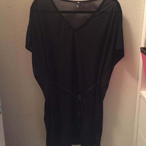 H&M Black swim suit cover up or tunic