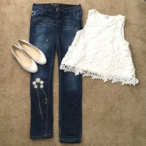 😍Price reduced😍Adorable Blue pepe jeans