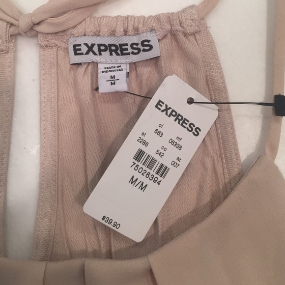 NWT EXPRESS Cream Tank Top - Picture 3 of 3