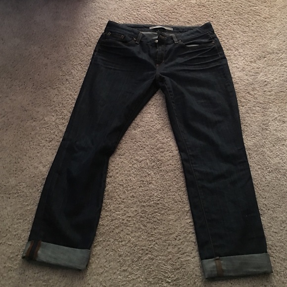 Joe's Jeans Cuffed Crop Straight Leg Jean