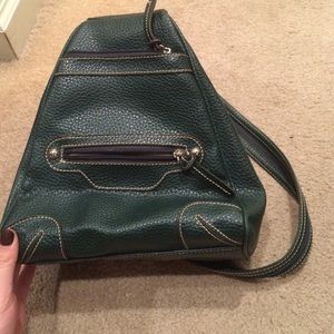 Small green backpack