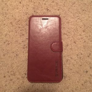 iPhone 6 Plus/6s Plus Leather Wallet Case