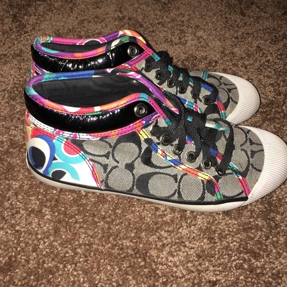 Multicolored Coach Shoes