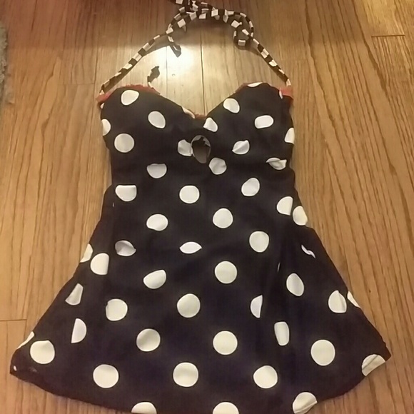 Polka dot Tankini top