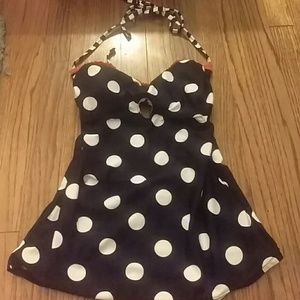 Polka dot Tankini top
