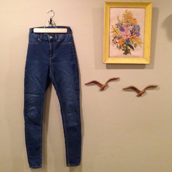 Cheap Monday High Waisted Skinny Jeans