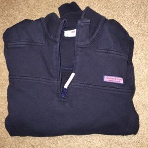 Vineyard Vines Quarter Zip (navy)